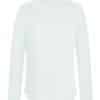 White Kariban LADIES' LONG-SLEEVED MANDARIN COLLAR SHIRT Formaruhák