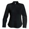 Black Kariban LADIES' LONG-SLEEVED NON-IRON SHIRT Formaruhák