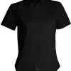 Black Kariban JUDITH - LADIES' SHORT-SLEEVED SHIRT Formaruhák