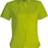 Burnt Lime Kariban JUDITH - LADIES' SHORT-SLEEVED SHIRT Formaruhák