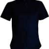 Navy Kariban JUDITH - LADIES' SHORT-SLEEVED SHIRT Formaruhák