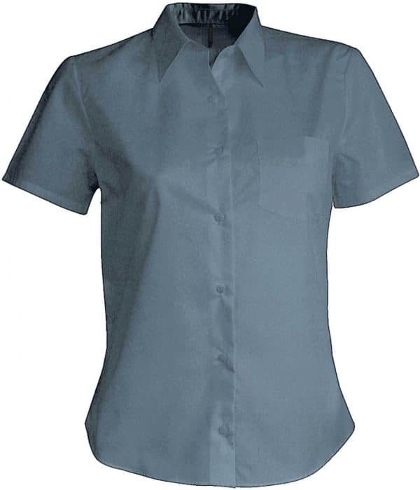 Urban Grey Kariban JUDITH - LADIES' SHORT-SLEEVED SHIRT Formaruhák