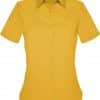 Yellow Kariban JUDITH - LADIES' SHORT-SLEEVED SHIRT Formaruhák