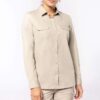 Kariban LADIES' LONG-SLEEVED SAFARI SHIRT Formaruhák