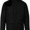 Black/Black Kariban MEN'S QUILTED JACKET Kabátok