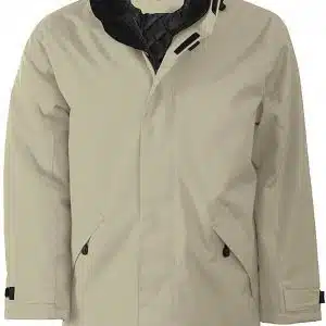 Beige Kariban QUILTED PARKA Kabátok