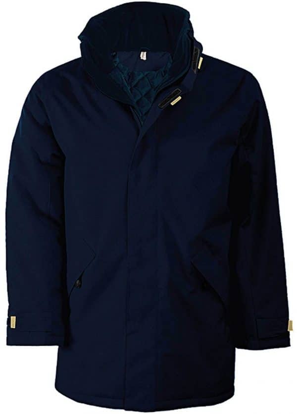 Navy Kariban QUILTED PARKA Kabátok