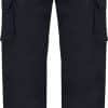 Dark Navy Kariban MEN'S MULTIPOCKET TROUSERS Nadrágok és Alsóruházat