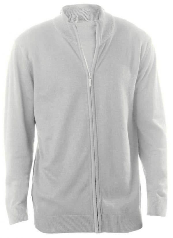 Grey Melange Kariban MEN'S FULL ZIP CARDIGAN Formaruhák