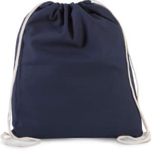 Navy Kimood ORGANIC COTTON SMALL DRAWSTING BACKPACK Táskák és Kiegészítők