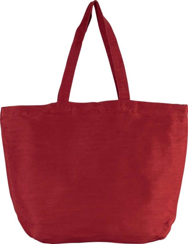 Washed Crimson Red Kimood LARGE LINED JUCO BAG Táskák és Kiegészítők