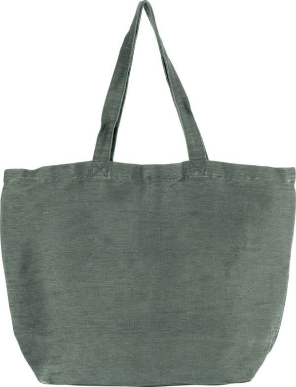 Washed Dusty Light Green Kimood LARGE LINED JUCO BAG Táskák és Kiegészítők