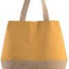 Cumin Yellow/Natural Kimood CANVAS & JUTE HOLD-ALL SHOPPER BAG Táskák és Kiegészítők