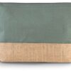 Dusty Light Green/Natural Kimood CANVAS & JUTE POUCH Táskák és Kiegészítők