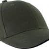 Khaki/Black K-UP ORLANDO - 6 PANEL CAP Sapkák