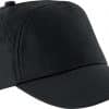 Black K-UP BAHIA - 7 PANEL CAP Sapkák