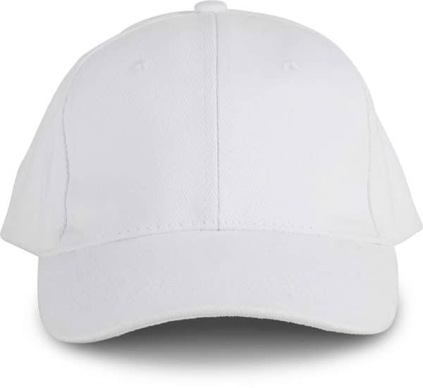 White K-UP OEKOTEX CERTIFIED 6 PANEL CAP Sapkák