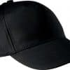 Black K-UP COTTON CAP - 5 PANELS Sapkák