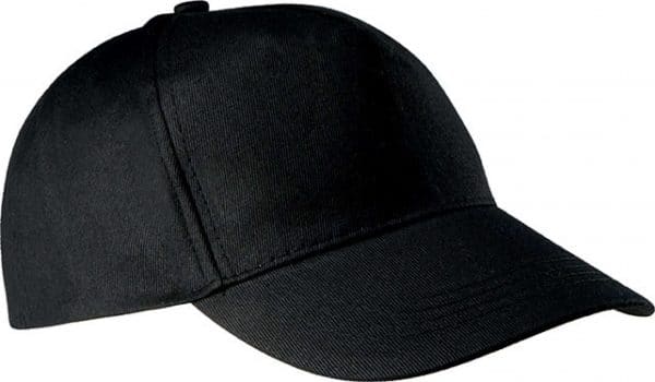Black K-UP COTTON CAP - 5 PANELS Sapkák