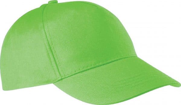 Lime K-UP COTTON CAP - 5 PANELS Sapkák