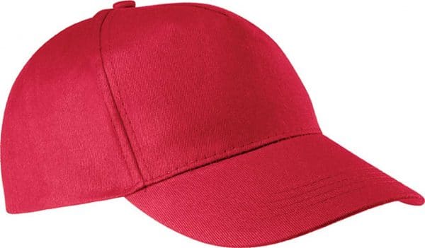 Red K-UP COTTON CAP - 5 PANELS Sapkák