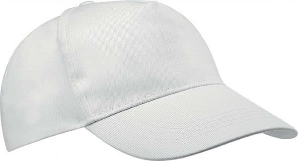 White K-UP COTTON CAP - 5 PANELS Sapkák