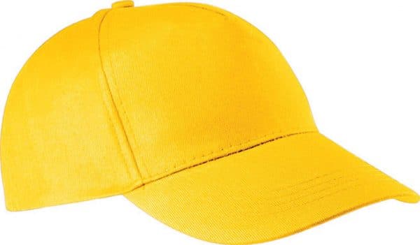 Yellow K-UP COTTON CAP - 5 PANELS Sapkák