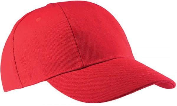 Red K-UP 6 PANEL EASY-PRINT CAP Sapkák