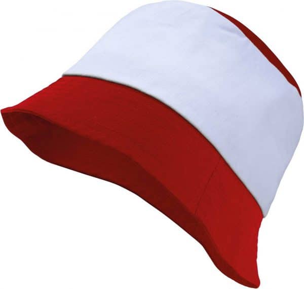 Red/White K-UP BUCKET HAT Sapkák