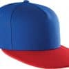 Royal Blue/Red K-UP SNAPBACK CAP - 5 PANELS Sapkák