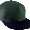 Forest Green/Black K-UP SNAPBACK CAP - 5 PANELS Sapkák