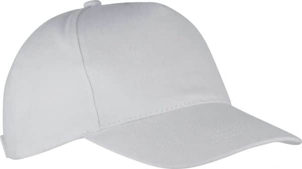 White K-UP HEAVY COTTON CAP - 5 PANELS Sapkák