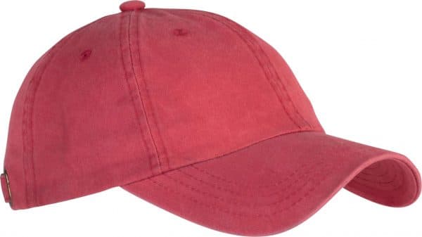 Red Washed K-UP VINTAGE CAP - 6 PANELS Sapkák