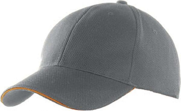 Grey/Orange K-UP SPORTS CAP Sapkák
