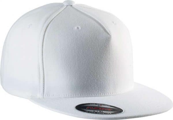 White K-UP FLEXFIT® CAP - 5 PANELS Sapkák