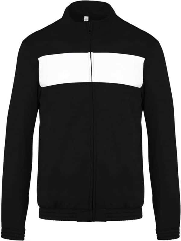 Black/White Proact ADULT TRACKSUIT TOP Sport