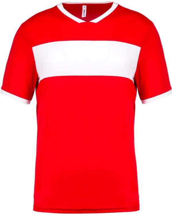 Sporty Red/White Proact ADULT SHORT SLEEVE JERSEY Sport