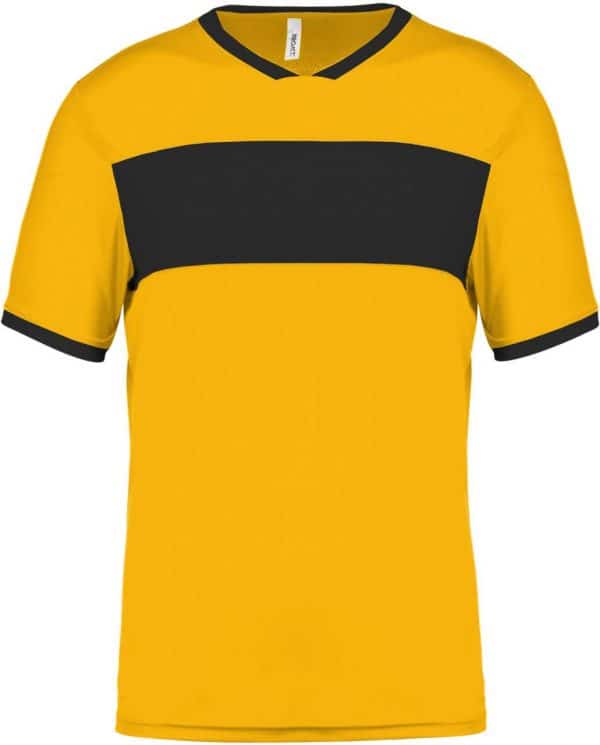 Sporty Yellow/Black Proact KIDS' SHORT SLEEVE JERSEY Gyermek ruházat