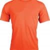 Fluorescent Orange Proact MEN'S SHORT SLEEVE SPORTS T-SHIRT Sport
