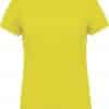 Fluorescent Yellow Proact LADIES’ V-NECK SHORT SLEEVE SPORTS T-SHIRT Sport