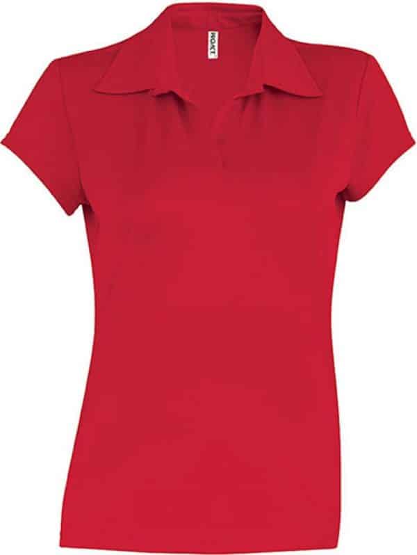 Red Proact LADIES' SHORT-SLEEVED POLO SHIRT Sport