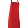 Red Premier 'COLOURS COLLECTION’ BIB APRON Formaruhák