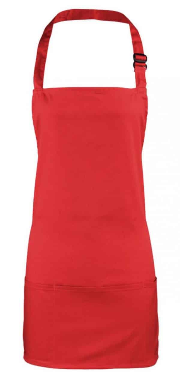 Red Premier 'COLOURS COLLECTION’ 2 IN 1 APRON Formaruhák