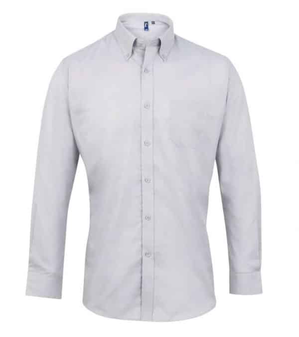 Silver Premier MEN’S LONG SLEEVE SIGNATURE OXFORD SHIRT Formaruhák