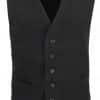 Black Premier MEN’S LINED POLYESTER WAISTCOAT Formaruhák