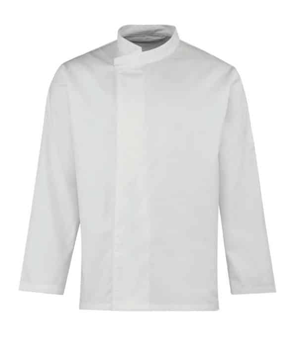 White Premier ‘CULINARY’ CHEF’S LONG SLEEVE PULL ON TUNIC Formaruhák