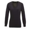 Charcoal Premier LADIES' V-NECK KNITTED SWEATER Formaruhák