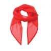 Strawberry Red Premier 'COLOURS COLLECTION' PLAIN CHIFFON SCARF Formaruhák