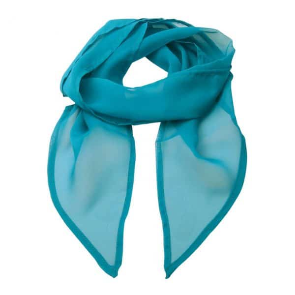 Teal Premier 'COLOURS COLLECTION' PLAIN CHIFFON SCARF Formaruhák