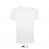 White SOL'S REGENT FIT MEN’S ROUND NECK CLOSE FITTING T-SHIRT Pólók/T-Shirt